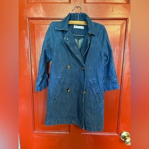 Zara Denim Trench